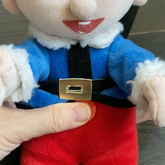 HERMEY COYNES 2004 Dentist Elf 10" Musical 3 Songs Stuffed Christmas Plush - Picture 6 of 6